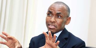 Safaricom CEO Peter Ndegwa.