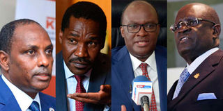 Ukur Yatani, Peter Munya,James Macharia, George Magoha