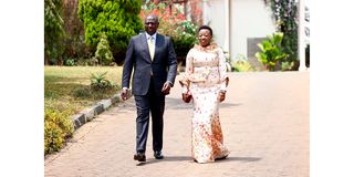 President William Ruto and First Lady Rachel Ruto.
