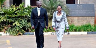 President William Ruto and First Lady Rachel Ruto.