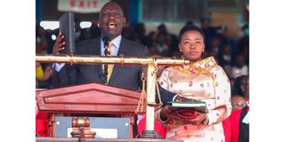 President William Ruto and First Lady Rachel Ruto.