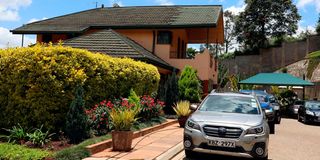The home of late lawyer Paul Gicheru in Northwood Villas, Miotoni lane Karen