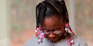 A rude child.
