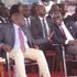 President William Ruto shares a light moment with MDG Party Leader David Ochieng