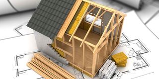 House construction.