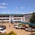 Trans Nzoia Governor George Natembeya with health officials during a tour of the new County referral hospital