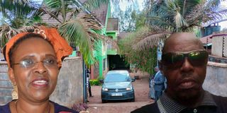 Police say Gladys Chania is a prime suspect in the murder of her husband George Mwangi.