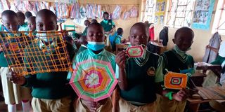Grade 4 pupils at Bondeni Primary School in Kitale