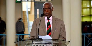 Kenyatta University Vice-Chancellor Paul Wainaina