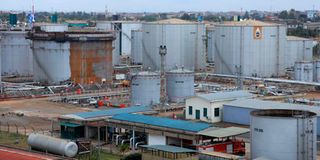 Kenya Pipeline Company petroleum storage facility in Industrial area, Nairobi.