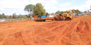 Location of the second ultra- modern multi- million shilling Kitale market.