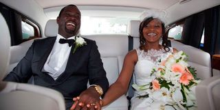 Newly married couple