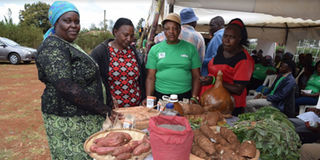 Farmers from Githunguri in Kiambu