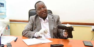Uasin Gishu County Criminal Investigations Officer Peter Kimulwo