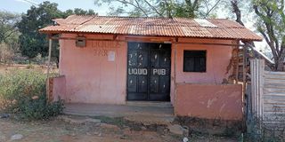 Liquid Pub in Kacheliba where a police officer in the company of an assistant county commissioner shot a barmaid
