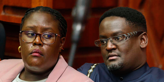 Winnie Odinga and Kennedy Kalonzo