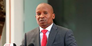 Interior CS Kithure Kindiki