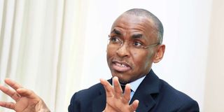 Safaricom CEO Peter Ndegwa.