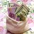 US dollars and euro bills