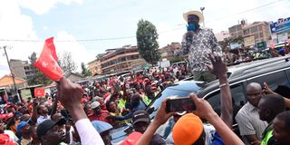 Raila Odinga at Fagilia