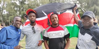 Reuben Kerio celebrated by Kenyan fans in Honolulu
