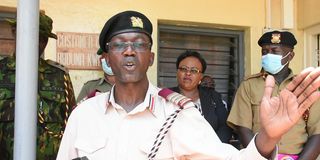 Isiolo County Commissioner Geoffrey Omoding
