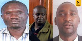 michael auka ajwang, Jimmy Mutuku Kiamba and Wilson Nashon Kanani.