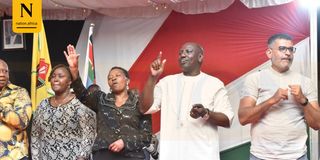 william ruto rachel, sonko new year celebration mombasa