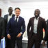 Seb Coe enjoys a light moment