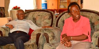 Retired Reverend Canon David Kinyanjui Macharia (left) and his wife Rosemary Mugure Kinyanjui