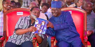 Kalonzo Musyoka, Raila Odinga
