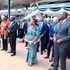Deputy President Rigathi Gachagua (second left) with Nairobi Governor Johnson Sakaja