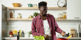 young black chef