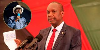 Jubilee Secretary General Jeremiah Kioni