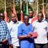 Wiper Party leader Kalonzo Musyoka (centre) with other Azimio leaders