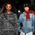 Models present creations for the French fashion house Egonlab