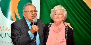 Dr. Yusuf Kodwavwala Dawood and his wife Marie Kodwavwala