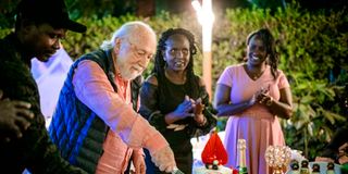 Dr Gabriele Rosa and Nancy Jebet