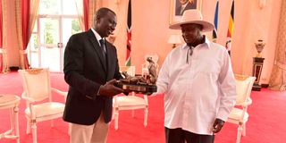 President Yoweri Museveni Deputy President William Ruto