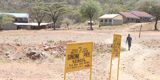 Sinoni Primary School in Mochongoi, Baringo County where a shooting occurred a few kilometres from the school
