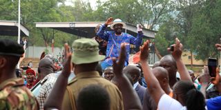 raila gusii rally