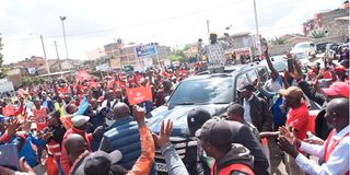 Azimio la Umoja leader Raila Odinga