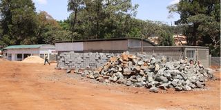 The Suam one-stop border-post on the Kenya-Uganda border under construction.
