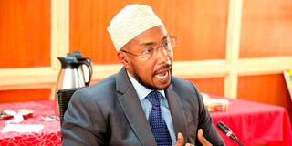 IEBC chief executive Marjan Hussein Marjan
