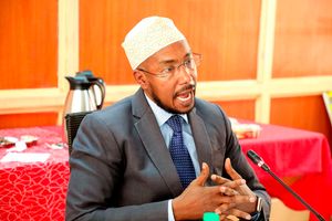 IEBC chief executive Marjan Hussein Marjan 