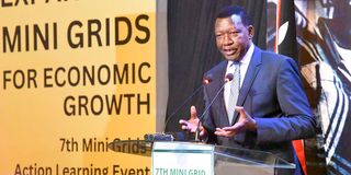 Energy and Petroleum Cabinet Secretary Davis Chirchir