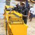 University of Eldoret students Jacob Koech and Vincent Kiplimo with their variable pitch potato grader. 