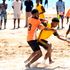 Tyson Muga (left) of El Control of Mombasa challenges Athman Answar of Watamu Stars