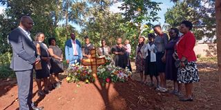 Blair Muthomi grave