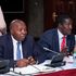 Intergovernmental Relations Technical Committee Chairperson Kithinji Kiragu and board members John Burungu and Angeline Honyo
